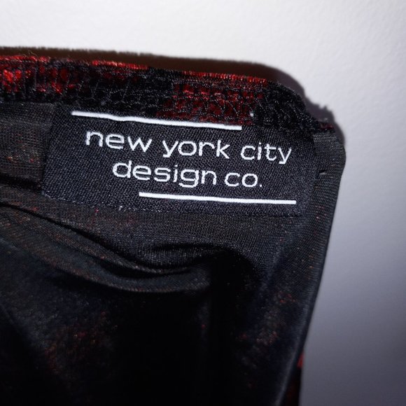 stretchy velvet floral print top with sheer sleeves & boat neck - Picture 3 of 13